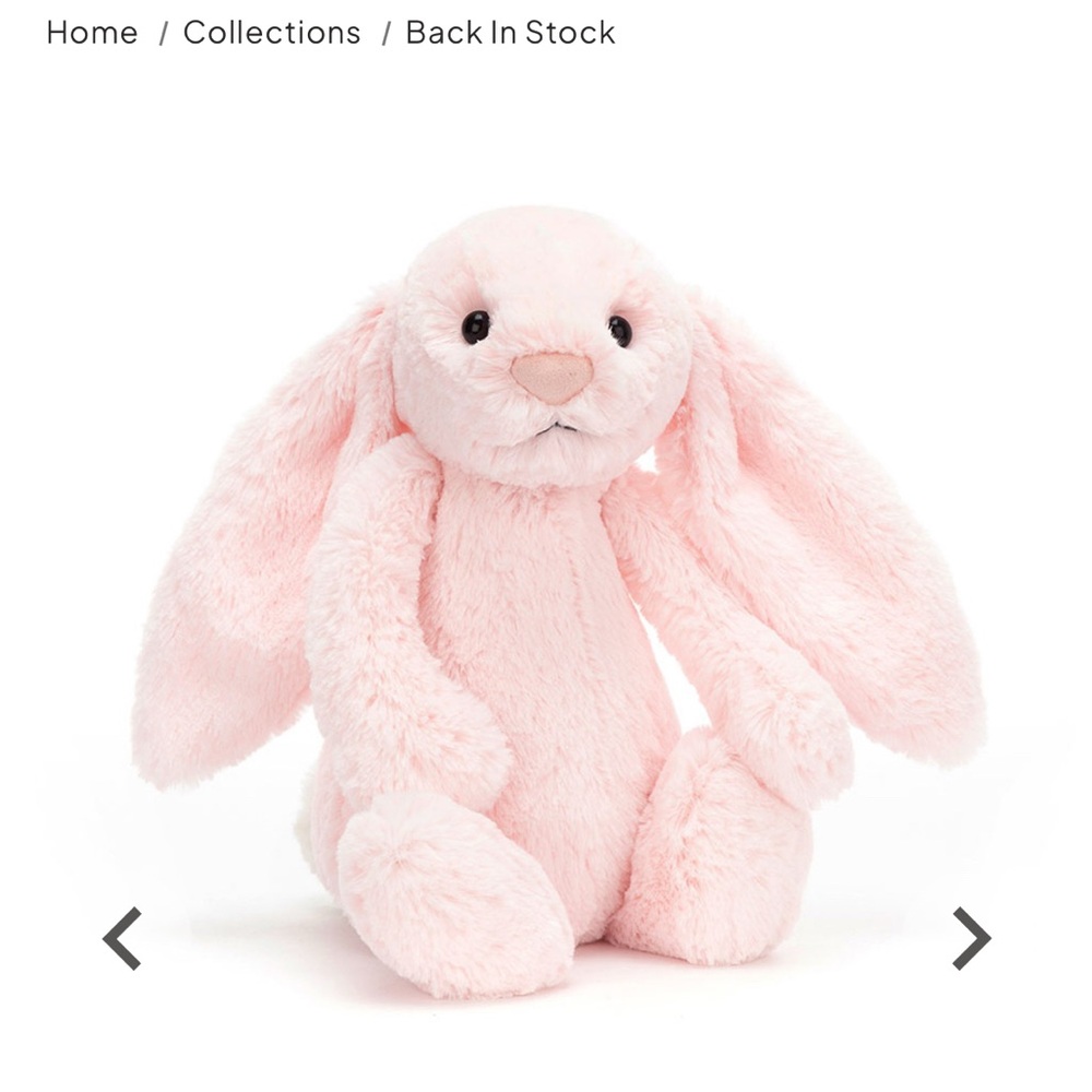 Jellycat Standard Pink Bunny